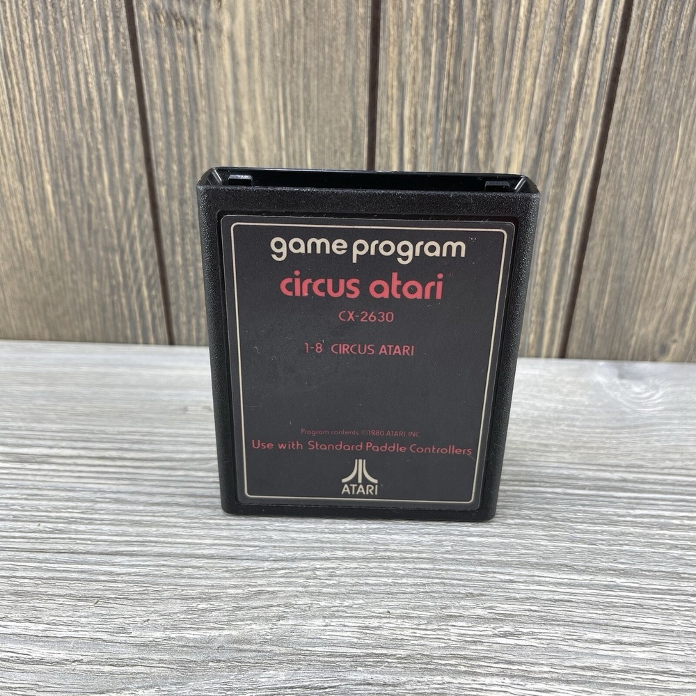 Atari 2600 Circus Atari 1980  Game Cartridge Only Tested